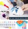 Tie-Dye Kit with 8 Non-Toxic Colors Permanent Fabric Dye Art Set for Kids and Adults, Perfect for Homemade Parties, Creative Group Activities, and DIY Gifts